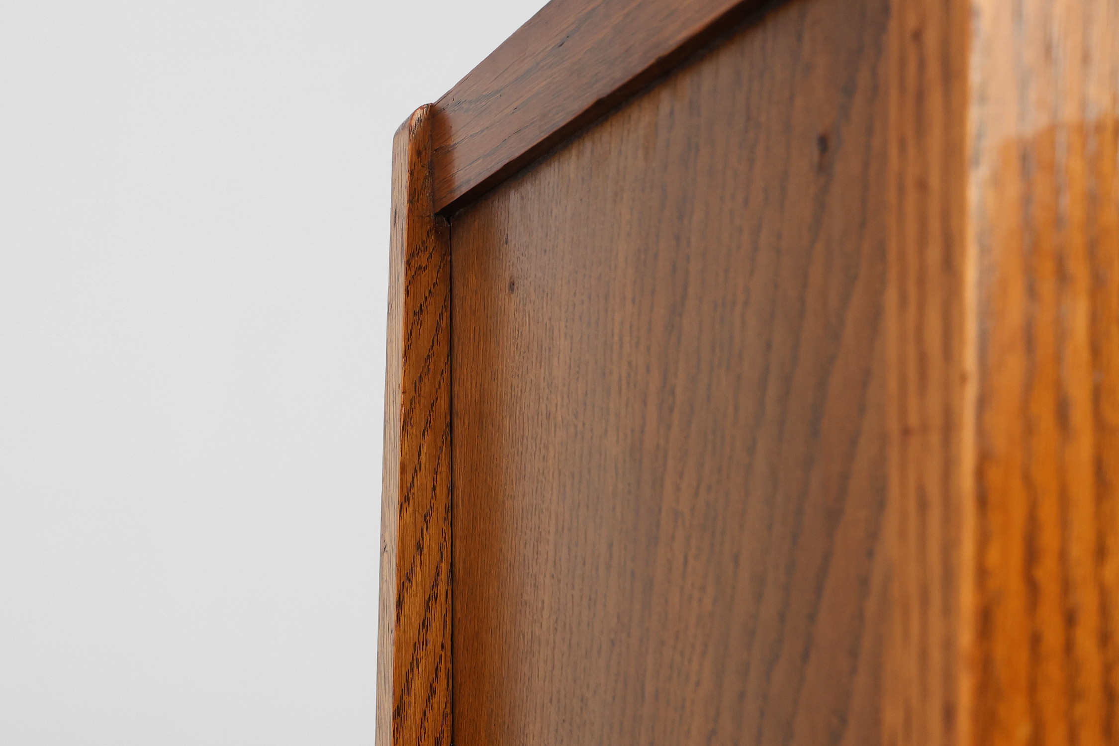 Amsterdamse school wooden cabinet or nightstand, The Netherlands ca. 1915 thumbnail